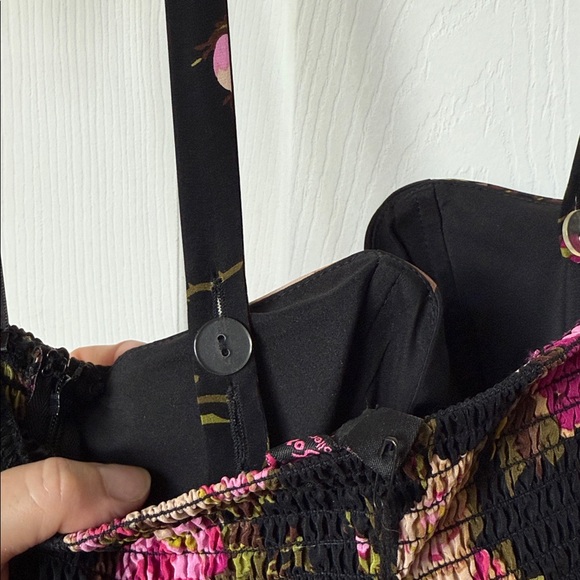 Vintage Betsey Johnson Sweetheart Floral Dress - Picture 9 of 9